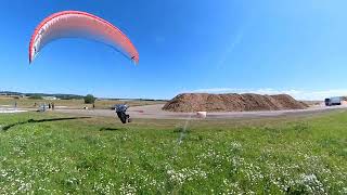 Všechov  Tábor 682024 Towing by car 1058 Ozone Enzo 3 Paragliding Soaring Czech Rep Česko [upl. by Gleich]