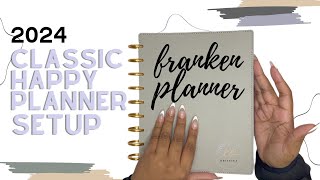 Frankenplanner Happy Planner Setup THE BASICSfor now  2024 Planner Setup Series [upl. by Angus632]