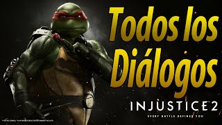 Injustice 2  Español Latino  Todos los Diálogos  Rafael  PS4 [upl. by Meadows]