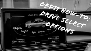 Enabling Hidden DriveSelect Options with OBD11 [upl. by Aicileb]