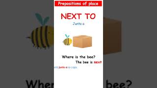 PREPOSITIONS of PLACE 2 Inglés para niños shorts [upl. by Wyn]