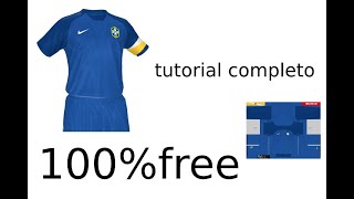 tutorial completo como fazer kit de uniforme no pes master [upl. by Wicks]