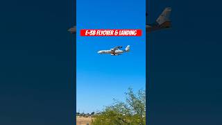 US Air Force E3B flyover and landing aviation shorts shortvideo [upl. by Eedyak]