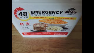 48 Hour Augason Farms Emergency Food Kit REVIEW [upl. by Nyleuqcaj]