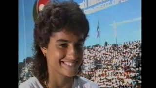 Tennis Internazionali dItalia 1989  Incontro Gabriela Sabatini vs Laura Lapi frammento [upl. by Aluino511]