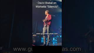 David Bisbal cantando y bailando SILENCIO en Marbella  Málaga Bisbal Silencio Marbella [upl. by Pomeroy]