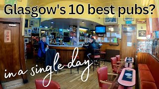 This wasnt as easy as we expected Visiting 10 iconic Glasgow pubs all in a single rainy day [upl. by Blondell]