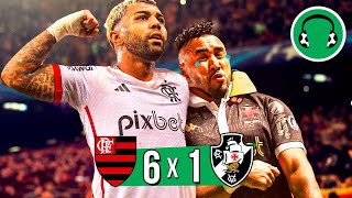 ♫ 6x1  FLAMENGO HUMILHA O VASCO  O IMPOSSÍVEL NÃO HÁ pro Vasco 🤣  Paródia Eu Você O Mar e Ela [upl. by Kelwunn86]