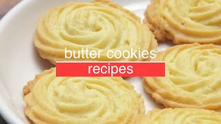 Butter Cookies Recipe Easy [upl. by Vinay]