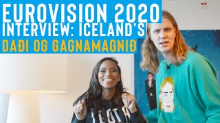 Interview DAÐI FREYR Iceland Eurovision 2020 [upl. by Reivad]