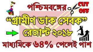 WB Gramin Dak Sevak Result and Cutoff Marks 2018  Full Explained [upl. by Raoul]