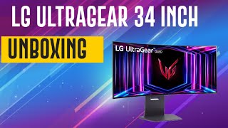 LG ULTRAGEAR 34GS95QE 34inch UNBOXING [upl. by Aibsel468]