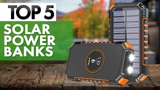 TOP 5 Best Solar Power Banks in 2023 [upl. by Weiss]