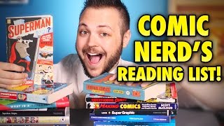 16 Nerdy Books For Comic and Superhero Geeks  NerdSync [upl. by Eleph]