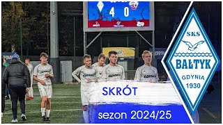 Bałtyk Gdynia  Kolejarz Chojnice 40  skrót  31102024 [upl. by Newton783]