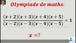 Une très bonne équation Olympiade de maths tu devrais apprendre cette astuce [upl. by Nomor753]