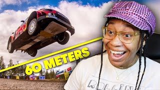 AMERICAN REACTS TO RALLY CARS FOR THE FIRST TIME 🤯 FLAT OUTS amp BIG JUMPS [upl. by Arikehs]