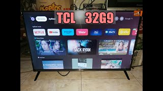 Unboxing dan Review Singkat Google Tv TCL 32G9 Apakah Full HD  32 INCH [upl. by Qirat]