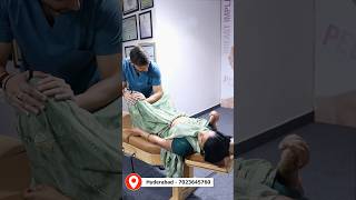 Chiropractic Adjustment for knee painchiropractorinhyderabadshortsfeedhyderabad [upl. by Nileuqcaj]