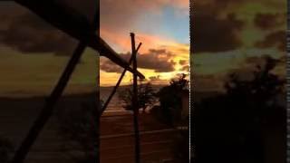 Klong Muang Krabi Thailand sunset view from Brandon apartment [upl. by Bashemath]