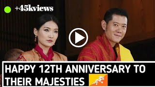 Anniversary love Story of king of Bhutan and the queen of bhutan [upl. by Zeiger]