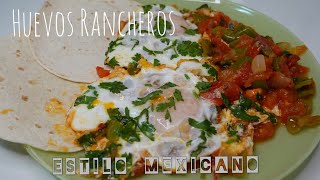 Huevos RANCHEROS al Estilo MEXICANO huevosrancheros [upl. by Adanama]