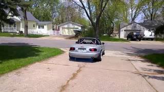 13b Rotary Powered Miata  First Drive RewedMiata [upl. by Izak]