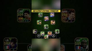 xabi alonso efootball 2024 formation shorts efootball2025 formation [upl. by Izabel]