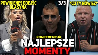 MOCARNY PANEL  KONFERENCJA PRIME MMA 9  NAJLEPSZE MOMENTY 33 [upl. by Iv]