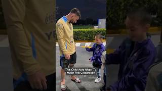 Kid asks Messi to do Celebration football goat shorts [upl. by Conny652]