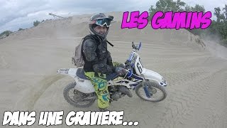 LES GAMINS EN ENDURODans une gravière [upl. by Roy]