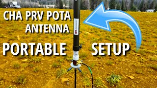 POTA Antenna Setup Chameleon PRV in Action  K7SW ham radio [upl. by Mitchel450]