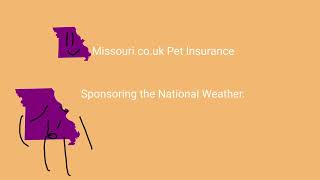 ITV UK National Weather sponsorship by Missouricouk [upl. by Aerdnac758]