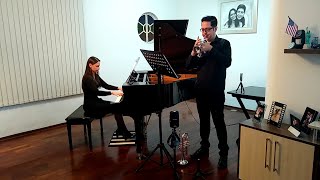 O Worship the King  New York Duo Trumpet and Piano [upl. by Agnot]