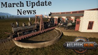 March News Update For RailRoads Online [upl. by Suiradal]