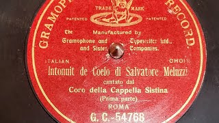 Recorded in the Sistine Chapel in April 1902 Sistine Chapel Choir sings Intonuit de Coelo [upl. by Oiragelo701]