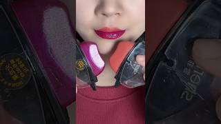 Brown 🤎 VS Purple 💜 Lipstick Tutorial Beauty Tips howtoapplyliquidlipstick lipstick beauty [upl. by Rowan]