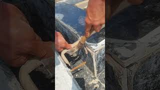 Fixing process of wood formwork of house beam body Good tools and machinery make work easy [upl. by Corena]