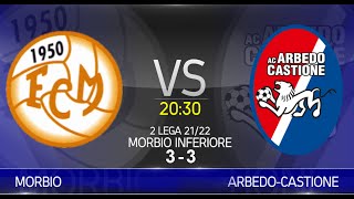 FC Morbio VS AC ArbedoCastione 2° Lega 2122 [upl. by Iain]