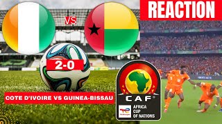 Cote DIvoire vs GuineaBissau 20 Live Stream Africa Cup Nations AFCON 2024 Football Match Score [upl. by Agem]