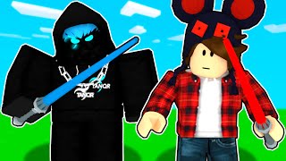 TANQR and KREEKCRAFT in Roblox Bedwars [upl. by Eillehs]