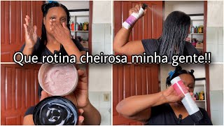 😍 CRESCE NUTRI MYPHIOS Rotina Capilar super cheirosa Cabelo Alisado [upl. by Nauqas]