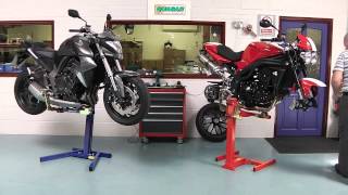 Motorcycle workshop Lifts Stands  Eazyrizer from Quasar Products ltd  Lifetime Guarantee [upl. by Zicarelli133]