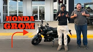 I BOUGHT A 2025 HONDA GROMBEST FIRST MOTORCYCLE [upl. by Adleme]