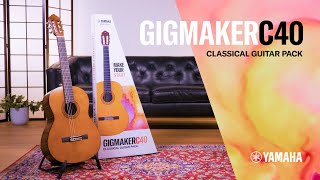 Yamaha Gigmaker C40  Classical Guitar Pack [upl. by Ocirederf889]