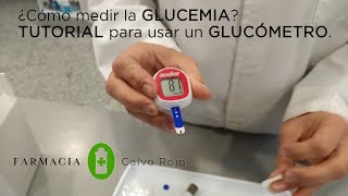 ¿Cómo medir la glucemia glucosa en sangre Tutorial para usar un glucómetro [upl. by Christmann]