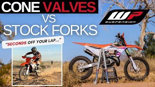 Ultimate Guide WP Cone Valve Forks vs KTM Suspension [upl. by Vaughn596]