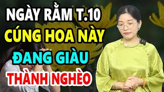 Rằm Tháng 10 Ai Mà Để Bàn Thờ CẮM Hoa Này XUI CẢ NĂM Thánh Thần Trách Phạt Tiền Bạc Đội Nón Ra Đi [upl. by Yasui]