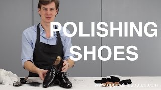 How to Polish Shoes Using Old Stockings Trick [upl. by Asiil]