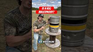 Bulletproof testing a beer keg with increasing caliber bullets [upl. by Notneiuq]